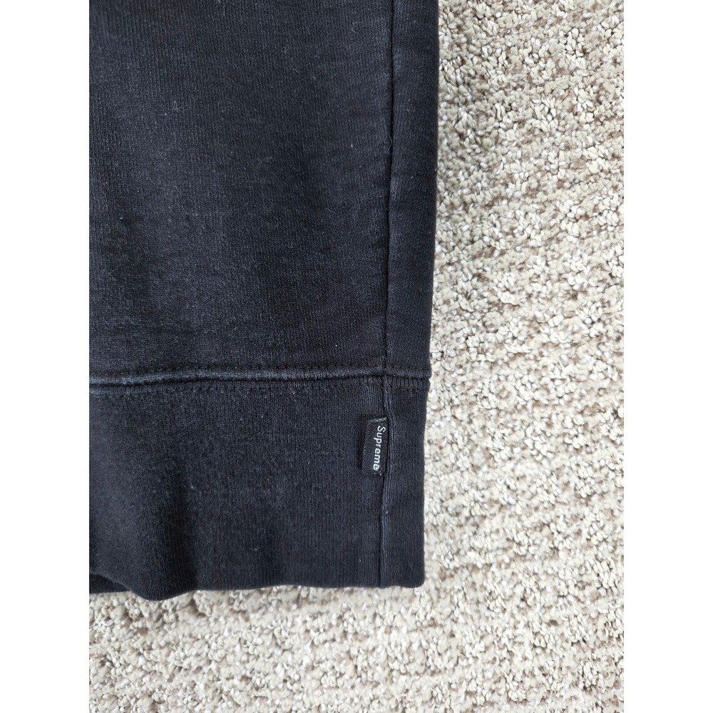 Supreme Stop Crying Graphic Hoodie‎ Black Mens Medium Pullover Sweatshirt Heavy - Picture 5 of 12